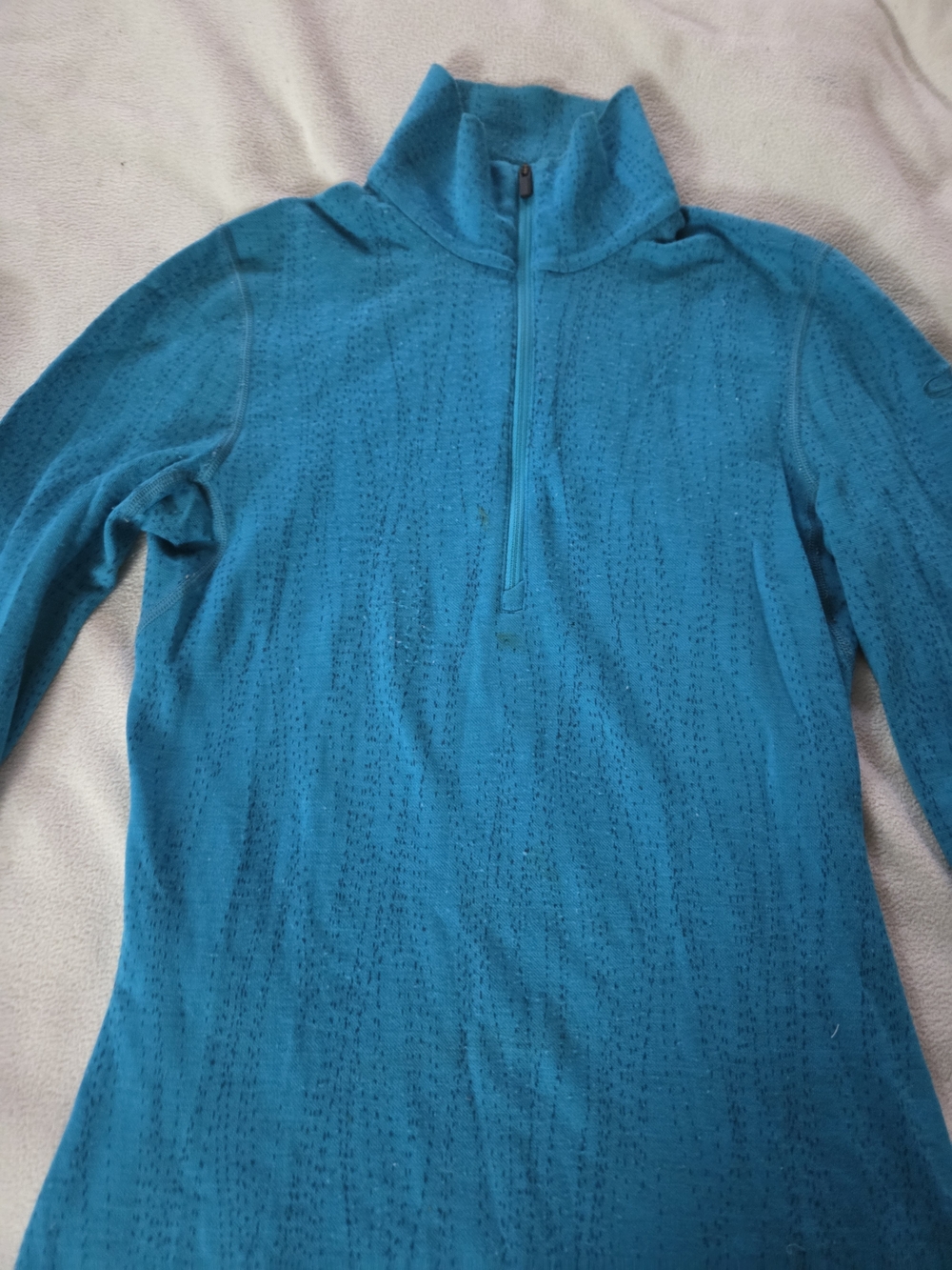 Icebreaker Merino 260 Vertex Baselayer Half-zip And Leggings In Kingfisher/Teal